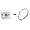  Name  Candi Italian Charm  Bracelet 