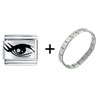 The Eye Italian Charm  Bracelet 