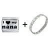 I Heart My  Nana  Italian Charm Bracelet FBT_L_P0044_STARTER
