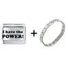 I Have The  Power ! Italian Charm Bracelet