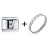 Greek Epsilon Italian Charm Bracelet