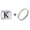 Greek Kappa Italian Charm Bracelet
