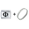 Greek Phi Italian Charm Bracelet FBT_L_P0125_PHI_STARTER