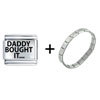 Daddy Bought It Italian Charm Bracelet