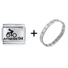  Athens  Cycling Italian Charm Bracelet