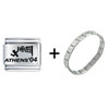  Athens  Volleyball Italian Charm Bracelet