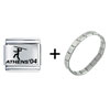  Athens  Javelin Italian Charm Bracelet
