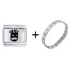 Reggae Man Italian Charm Bracelet