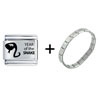 Year Of The  Snake   Italian   Charm  Bracelet FBT_L_P0280_STARTER