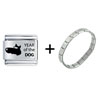 Year Of The Dog Combination  Italian   Charm   Bracelet 