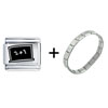 Blackboard  Italian   Charm   Bracelet 