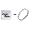 Horse Lover Combination Italian Charm Bracelet