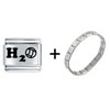 H2o  Water  Polo Italian Charm Bracelet