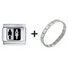 Where The Heart Is Italian Charm  Bracelet 