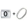Number Zero Italian Charm Bracelet