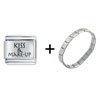 Kiss &amp;  Make  Up  Italian  Charm Bracelet