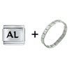 Al Alabama State Combination Italian Charm Bracelet