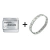 Mmm  Food  Donuts Combination  Italian  Charm Bracelet