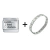 Mmm  Food  Fried Chicken Combination  Italian  Charm Bracelet