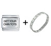 Get Your Own Tots Combination  Italian   Charm   Bracelet 