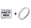 Ready To Mingle Combination  Italian   Charm   Bracelet 