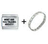 What Are You Talking About Combination  Italian   Charm   Bracelet 