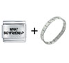 What Boyfriend  Italian   Charm   Bracelet 
