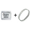 Queen Of The World  Italian  Charm Bracelet