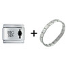 Big  Sis  Italian Charm Bracelet