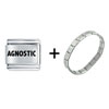 Agnostic  Italian   Charm   Bracelet 
