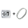 Oh Hell No Combination  Italian   Charm   Bracelet 