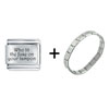 Who Lit The Fuse Combination Italian  Charm  Bracelet