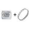  Cross  Stitch Italian Charm Bracelet