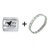 I Heart My  Baby   Italian  Charm Bracelet FBT_L_P1223_STARTER