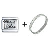  Tropical  Just Relax Italian Charm Bracelet