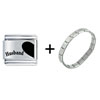 Husband Heart  Custom   Italian   Charm   Bracelet 