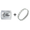 Got  Tree  Christmas Ornament Combination  Italian   Charm  Bracelet