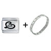 L For  Love   Italian   Charm  Bracelet