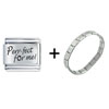 Perfect For Me  Flower   Italian   Charm  Bracelet