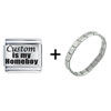 Custom Homeboy Combination Laser Italian Charm