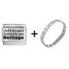  Religious  African American Heritage Laser Italian Charm  ... 
