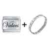 Family Values Laser Italian Charm Bracelets FBT_L_SH57_STARTER