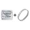 Family Inspired By  Mom  Laser Italian  Charm   Bracelets   ... 
