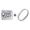 Make  Up Laser  Italian  Charm Bracelet