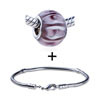 White  Evil   Eye  Translucent Murano Glass European  Bead   ... 