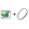 Sea  Lion   Italian   Charm  Bracelet