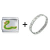  Snake  Italian Charm Bracelet