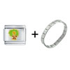 Christmas Wreath Italian  Charm   Bracelet  FBT_P081_PG_I01_STARTER