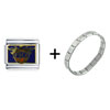 Nba  Phoenix  Suns Italian Charm Bracelet
