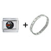  Nhl  New York Islanders Italian Charm Bracelet